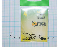Крючки Fish № 4 iseama (10 крючков) Крючки Fish № 4 iseama (10 крючков)