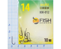 Крючки Fish №14 КМ-12 (10 крючков) Крючки Fish №14 КМ-12 (10 крючков)