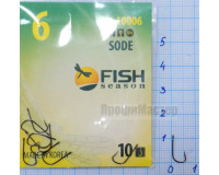 Крючки Fish № 6 sode (10 крючков) 