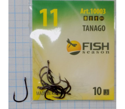 Крючки Fish №11 tanago (10 крючков)