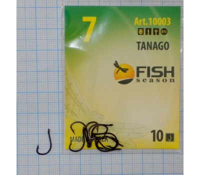 Крючки Fish № 7 tanago (10 крючков)