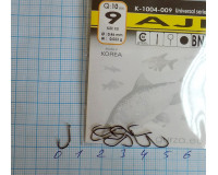Крючки Gurza № 9 AJI BN (10 крючков) Крючки Gurza № 9 AJI BN (10 крючков)