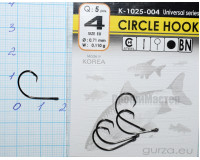 Крючки Gurza № 4 CIRCLE HOOK RING BN (5 крючков)