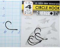 Крючки Gurza № 4 CIRCLE HOOK RING BN (5 крючков) Крючки Gurza № 4 CIRCLE HOOK RING BN (5 крючков)