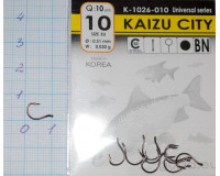 Крючки Gurza №10 KAIZU CITY BN (10 крючков) Крючки Gurza №10 KAIZU CITY BN (10 крючков)