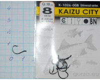 Крючки Gurza № 8 KAIZU CITY BN (10 крючков) Крючки Gurza № 8 KAIZU CITY BN (10 крючков)