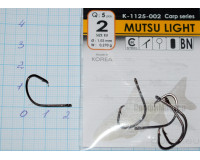 Крючки Gurza № 2 MUTSU LIGHT RING BN (5 крючков)