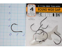 Крючки Gurza № 4 ROUND WIDE GAP BN (7 крючков) Крючки Gurza № 4 ROUND WIDE GAP BN (7 крючков)