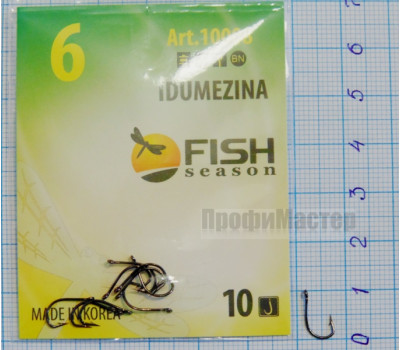 Крючки Fish № 6 idumezina