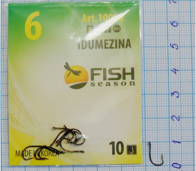 Крючки Fish № 6 idumezina
