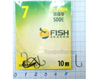 Крючки Fish № 7 sode (10 крючков) 