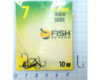 Крючки Fish № 7 sode (10 крючков) Крючки Fish № 7 sode (10 крючков)