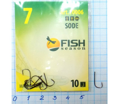 Крючки Fish № 7 sode (10 крючков)