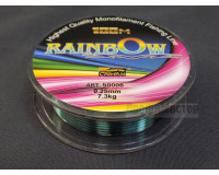 Леска монофильная Caiman Rainbow 0,25 мм 100 м, тест 7,3 кг, серо-зелён