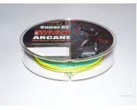 Плетеный шнур AKKOI MASK ARCANE 0,28 мм, 200 м, тест 13,61 кг, multicolor Плетеный шнур AKKOI MASK ARCANE 0,28 мм, 200 м, тест 13,61 кг, multicolor