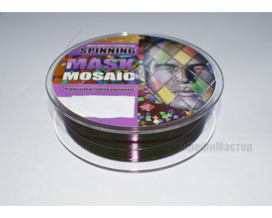 Леска AKKOI МАSK MOSAIC Spinning 0,184 мм, 150 м, тест 2,22 кг, хамелеон