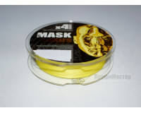 Плетеный шнур AKKOI MASK PLEXUS 0,14 мм, 125 м, тест 5,44 кг, желтый Плетеный шнур AKKOI MASK PLEXUS 0,14 мм, 125 м, тест 5,44 кг, желтый