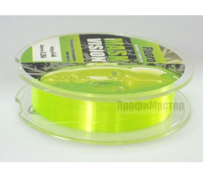 Леска AKKOI МАSK VISION 0,264 мм, 100 м, тест 4,44 кг, Fluoro