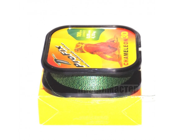 Плетеный шнур ProFix CHAMELEON 3D Jungle 0,08 мм, 100 м, 4,10 кг