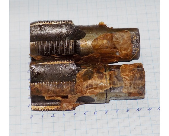 Метчик G 1 1/2 у12 комплектный для трубной резьбы