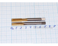 Метчик М 8х1,0 мм р6м5 TIN м/р комплектный Метчик М 8х1,0 мм р6м5 TIN м/р комплектный
