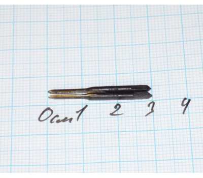 Метчик М1,4х0,3 мм У12 ручной комплектный