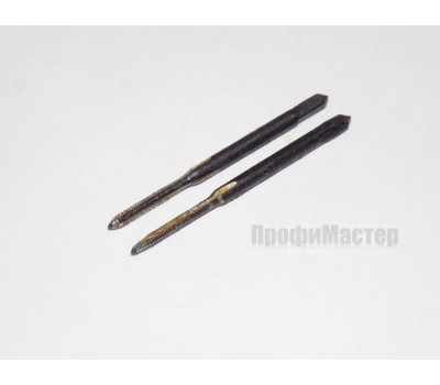 Метчик М 1,6х0,35 мм У12 ручной комплектный СССР