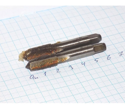 Метчик М10х1,0 мм У12 ручной комплектный