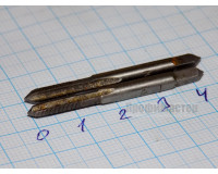 Метчик М 3,5х0,35 мм У12 ручной комплектный СССР Метчик М 3,5х0,35 мм У12 ручной комплектный СССР