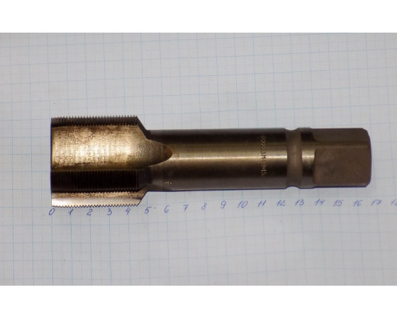 Метчик М48х1,5 мм р6м5 машинно-ручной однопроходной для сквозного отверстия
