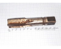 Метчик М27х3,0 мм р18 машинно-ручной однопроходной для сквозного отверстия Метчик М27х3,0 мм р18 машинно-ручной однопроходной для сквозного отверстия