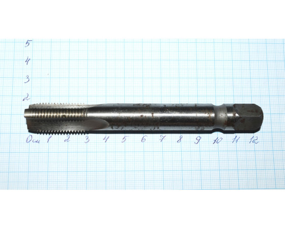Метчик М16х1,5 мм HSS машинно-ручной однопроходной для глухого отверстия для левой резьбы СССР
