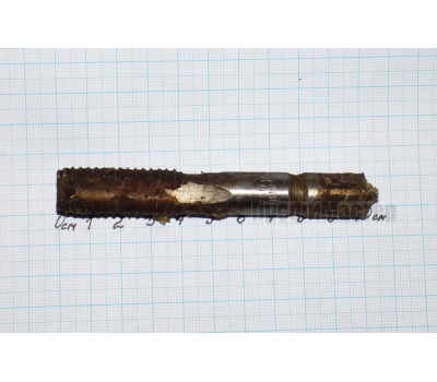 Метчик М18х2,5 мм р18 машинно-ручной однопроходной для глухого отверстия