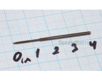 Метчик М 1,4х0,3 мм р6м5 машинно-ручной однопроходной Метчик М 1,4х0,3 мм р6м5 машинно-ручной однопроходной