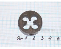 Плашка 3/8-24 UNF 60° 9ХС для дюймовой резьбы Плашка 3/8-24 UNF 60° 9ХС для дюймовой резьбы