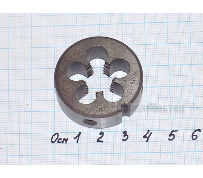 Плашка 9/16 -12 UNC 60° 9ХС для дюймовой резьбы