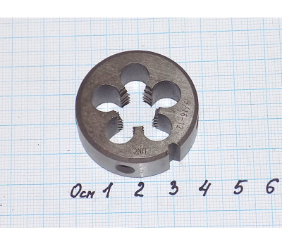 Плашка 9/16 -12 UNC 60° 9ХС для дюймовой резьбы