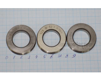 Ролики резьбонакатные комплект из 3-х штук шаг 1 мм, 38х22х10