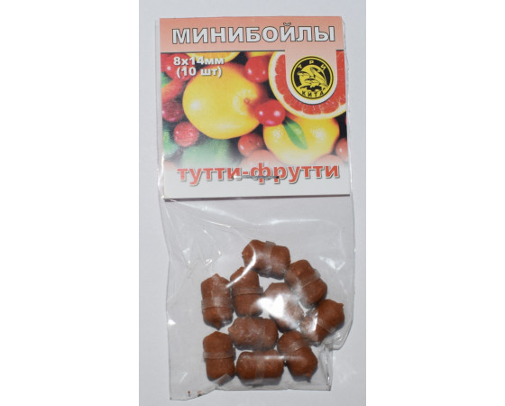 Мини бойлы Тутти-фрутти, 8х14 мм 3К