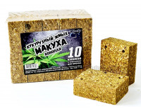 МАКУХА кукурузный жмых с отверстием КОНОПЛЯ 320 гр. МАКУХА кукурузный жмых с отверстием КОНОПЛЯ 320 гр.