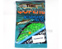 Насадка TIMI ФОРЕЛЬ плавающая(тесто воздушное) Креветка, 30 гр, зеленый с блестками