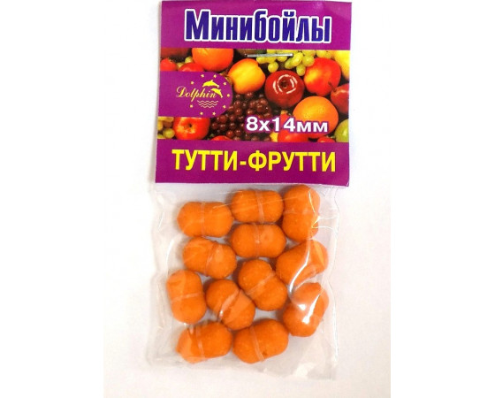 Мини бойлы Тутти-фрутти, 6х10 мм