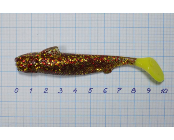 Виброхвост YUM Samurai Shad 90 мм, YSS4, 231
