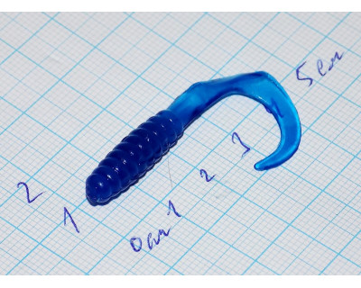 Твистер Action Plastics 45 мм, цвет 005 Твистер Action Plastics 45 мм, цвет 005
