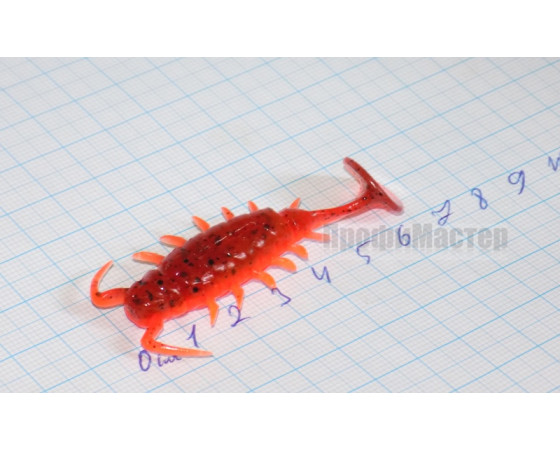 Виброхвост 63 мм Jon AL BUG оранж