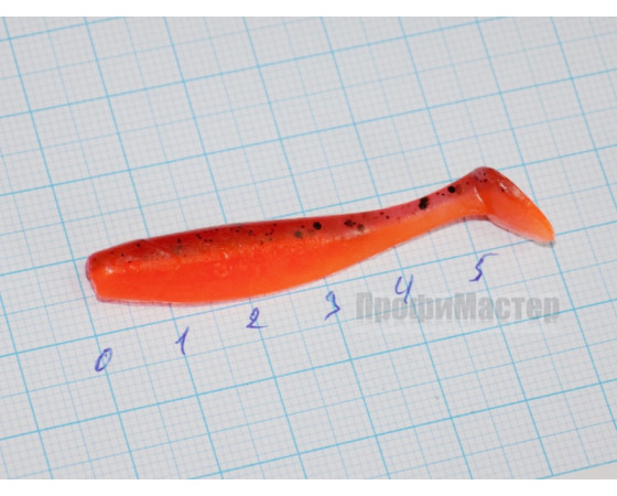 Виброхвост 56 мм Jon Minnow оранж