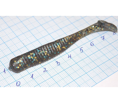 Виброхвост 75 мм Hand Poured Bait, SL104-007А