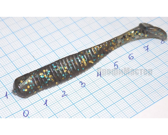 Виброхвост 75 мм Hand Poured Bait, SL104-007А