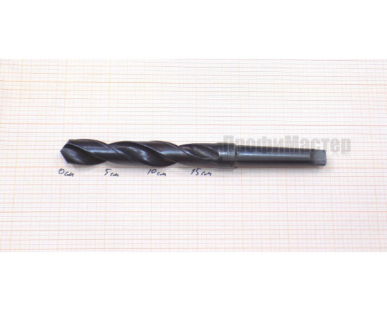 Сверло 28,75 мм р6м5 (L-296/175мм) с коническим хвостовиком КМ3 СССР ГОСТ 10903-77