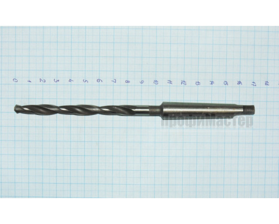 Сверло 7,2 мм р6м5 (L-174/90 мм) с к/х КМ1 длинная серия ГОСТ 12121-77